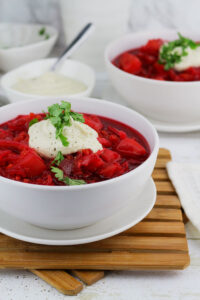 Naminiai barsciai su veganiska grietine
