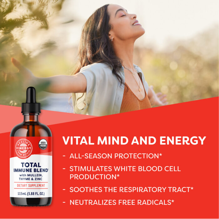 Vimergy Total Immune Blend - imuniteto stiprinimo tinktūra - 115ml - Image 3