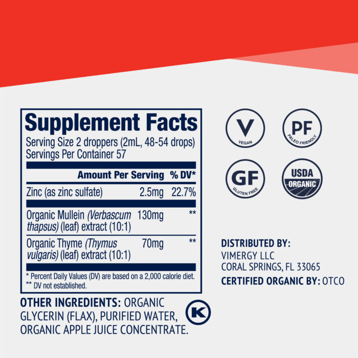 Vimergy Total Immune Blend - imuniteto stiprinimo tinktūra - 115ml - Image 4