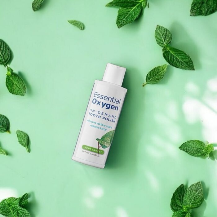 Pipirmėčių profilaktinė dantų poliravimo priemonė 57g | Essential Oxygen - Image 2