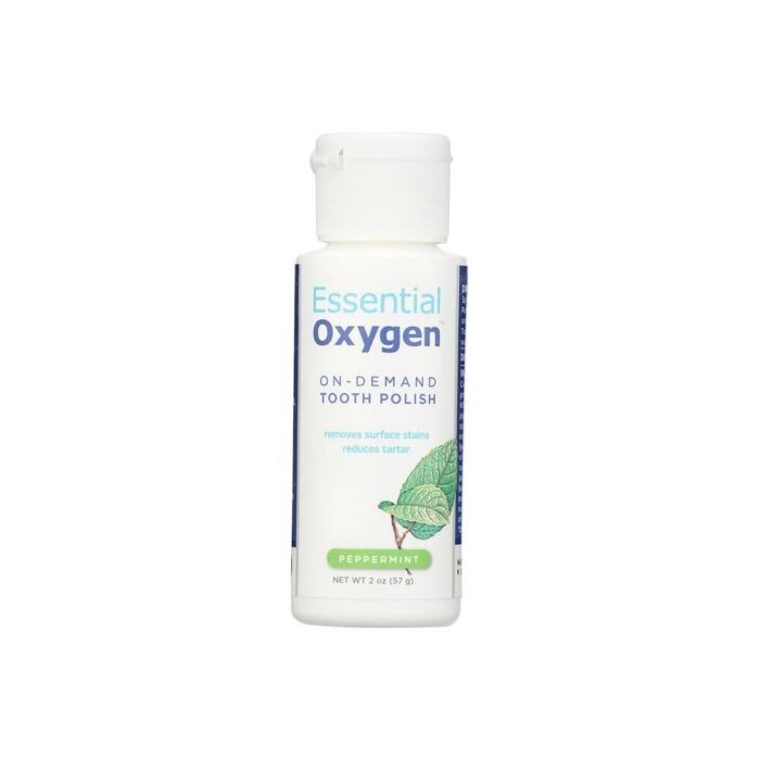 Pipirmėčių profilaktinė dantų poliravimo priemonė 57g | Essential Oxygen